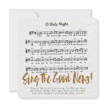 O HOLY NIGHT Minimalist Religious Christmas Hymn 