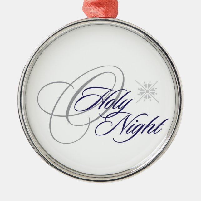 O Holy Night Ornament (Front)