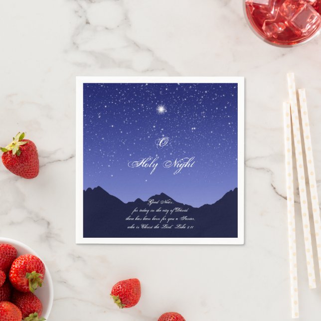 O Holy Night Paper Napkins (Insitu)