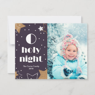 O holy Night Photo Card