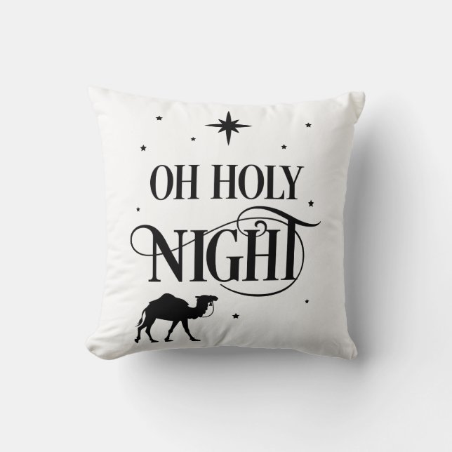O Holy Night With Camel Cushion (Front)