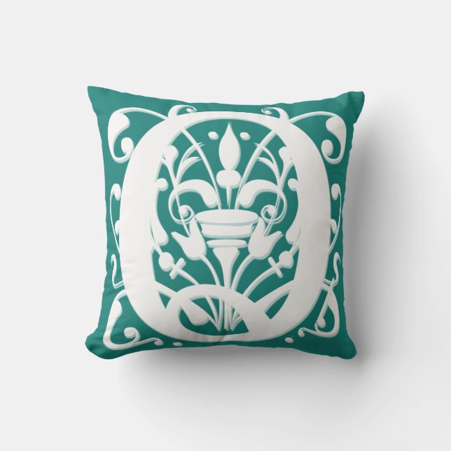 O Initial letter Monogram - Cushion (Front)