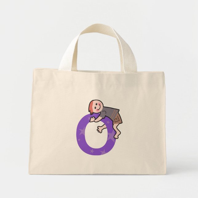 O is for.... mini tote bag (Front)