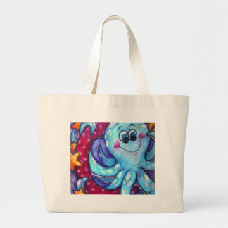 O is for Octopus Large Tote Bag