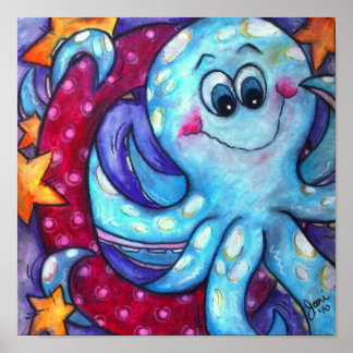 O is for Octopus Poster
