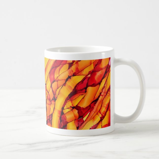 O is for Orange alphabet art mug (Right)
