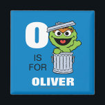 O is for Oscar the Grouch | Add Your Name Magnet<br><div class="desc">Personalise this fun Oscar the Grouch design by adding your name and first letter.©2014 Sesame Workshop. www.sesamestreet.org</div>