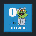 O is for Oscar the Grouch | Add Your Name Magnet<br><div class="desc">Personalise this fun Oscar the Grouch design by adding your name and first letter.©2014 Sesame Workshop. www.sesamestreet.org</div>