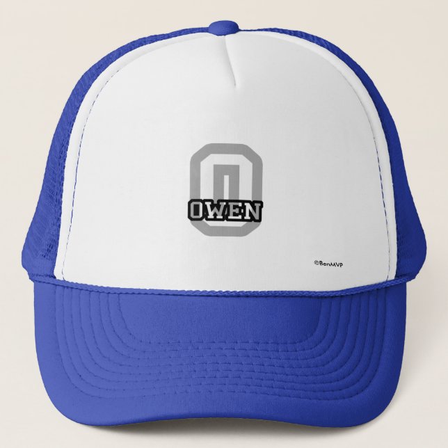 O is for Owen Trucker Hat (Front)