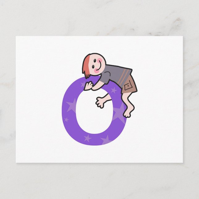 O is for.... postcard (Front)