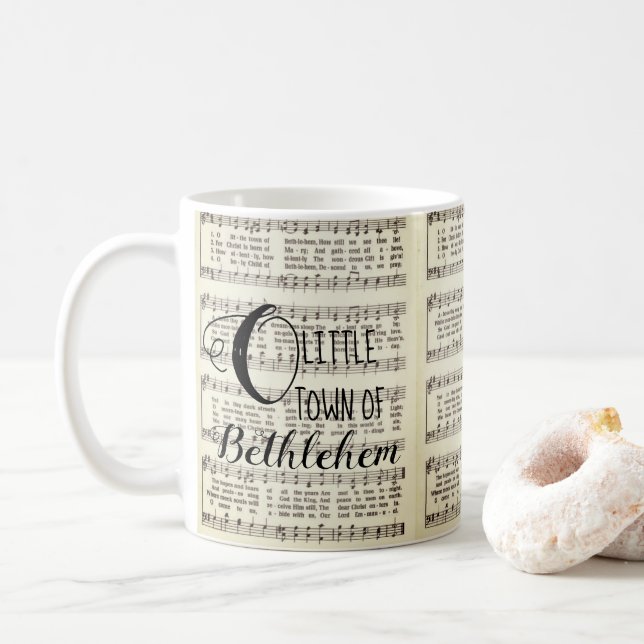 O Little Town of Bethlehem Coffee Mug (With Donut)