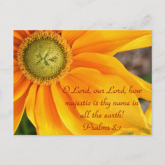 O Lord, our Lord, how majestic is thy name Postcard
