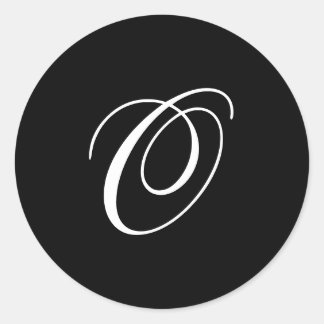 O Monogram Stickers