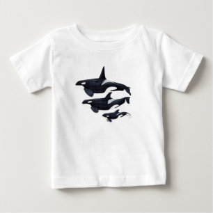 O.orca-fond transparent baby T-Shirt