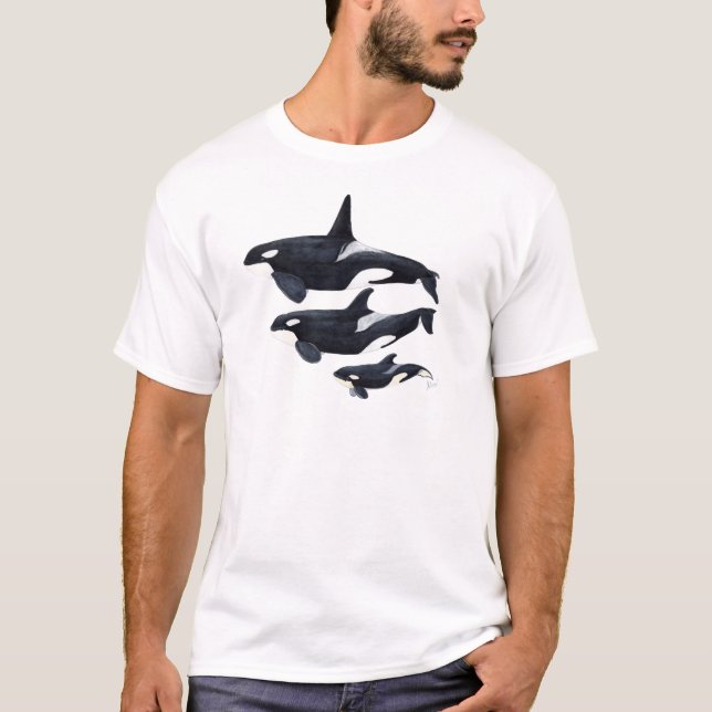 O.orca-fond transparent T-Shirt (Front)