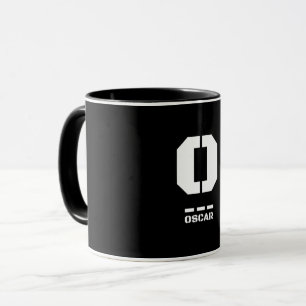 O(Oscar) NATO Phonetic Alphabet & Morse Code Mug