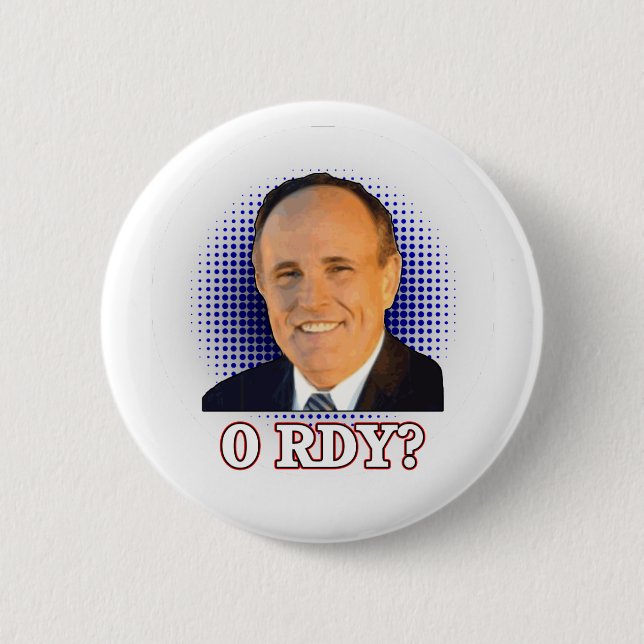 o rdy 6 cm round badge (Front)