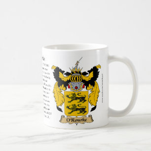 O’Rourke Family Coat of Arms Coffee Mug