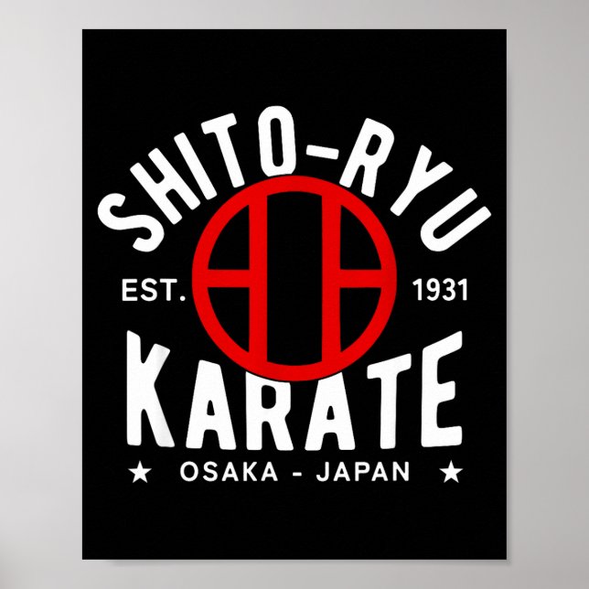 O Ryu Karate Do Martial Arts Japan Tokyo  Poster (Front)