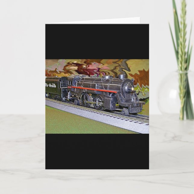 O Scale Model Train Card (Front)