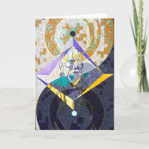 "O Sensei" greeting card