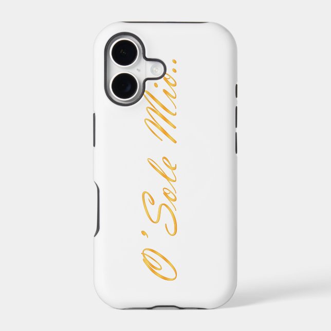 O Sole Mio, Decorative gradient text. (Back)