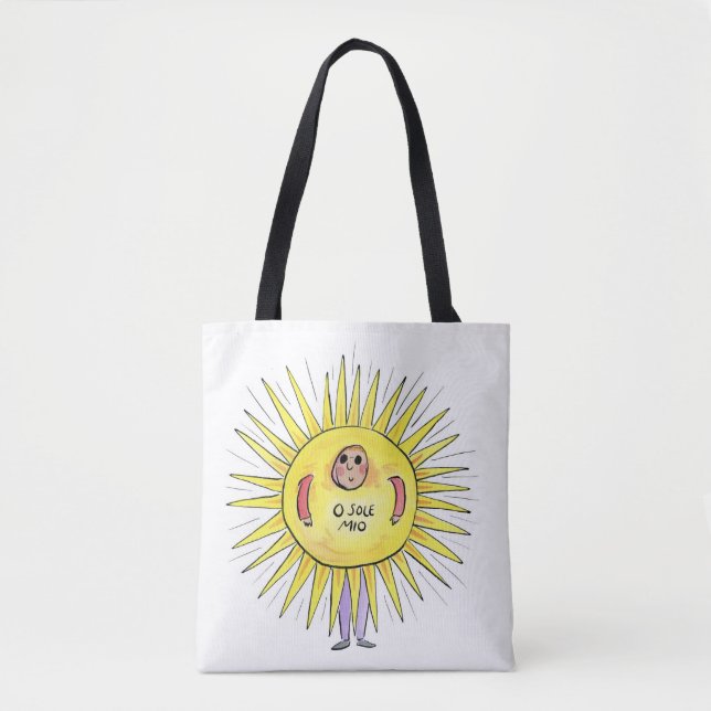 O Sole Mio Tote Bag (Front)