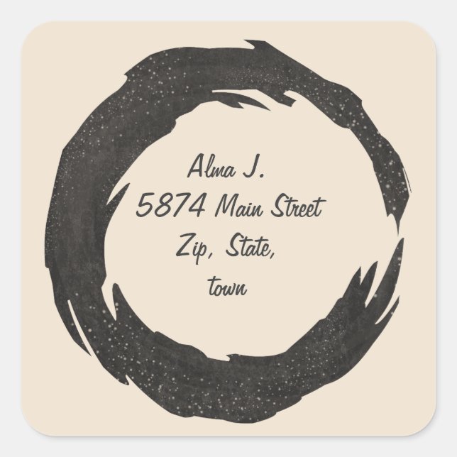 o square sticker (Front)