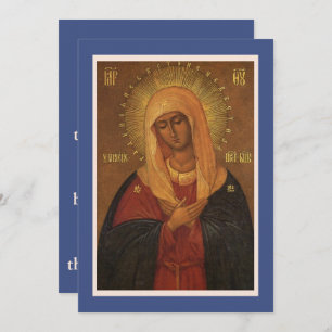 O Theotokos and Virgin Rejoice! prayer cards