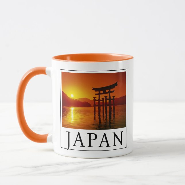 O-Torii Gate, Itsukushima Shrine | Miyajima, Japan Mug (Left)