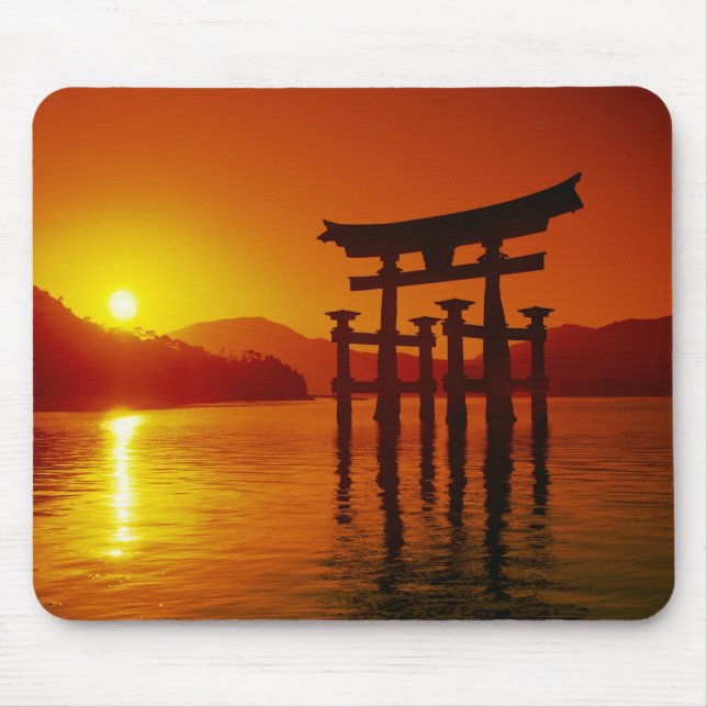 O-Torii Gate, Itsukushima shrine, Miyajima, Mouse Pad (Front)