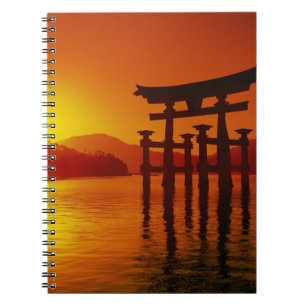 O-Torii Gate, Itsukushima shrine, Miyajima, Notebook
