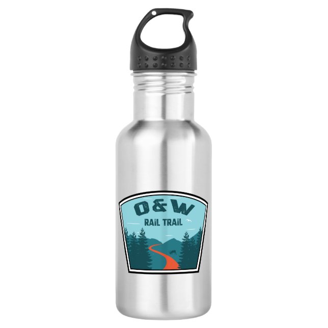 O&W Rail Trail 532 Ml Water Bottle (Front)