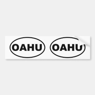 OAHU BUMPER STICKER