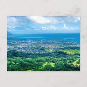 Oahu Hawaii Aerial Photography  Postcard