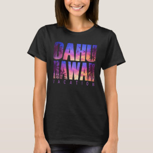Oahu Hawaii Beach Summer Vacation Matching Family  T-Shirt