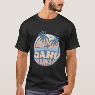 Oahu Hawaii Beach Surf Summer Vacation T-Shirt