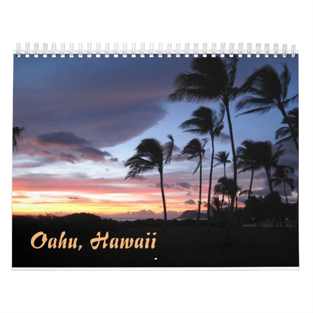 Oahu Hawaii Calendar (Cover)