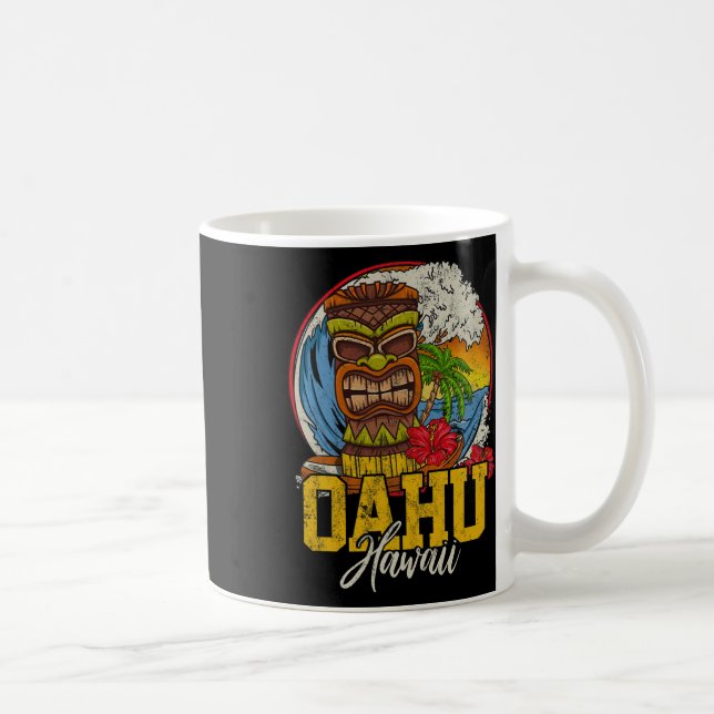 Oahu Hawaii  Coffee Mug (Right)