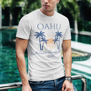 Oahu Hawaii Family Vacation Trip T-Shirt