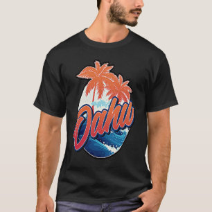 Oahu Hawaii Hawaiian Vacation Oahu Souvenir T-Shirt