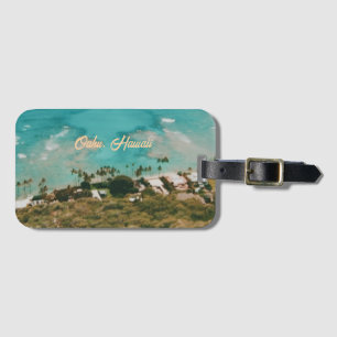 Oahu Hawaii Island Travel Souvenir Luggage Tag