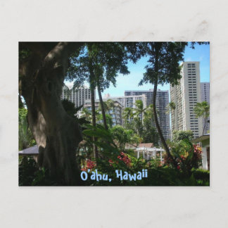 O'ahu, Hawaii postcard