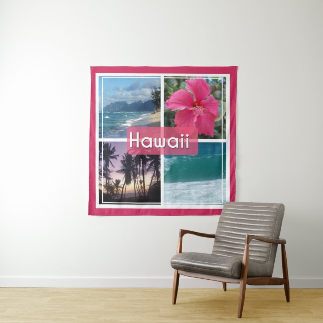 Oahu, Hawaii Seascape Tapestry (In Situ)