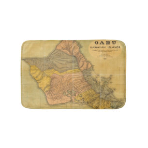 Oahu, Hawaiian Islands Bath Mat
