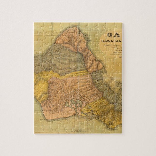 Oahu, Hawaiian Islands Jigsaw Puzzle (Vertical)