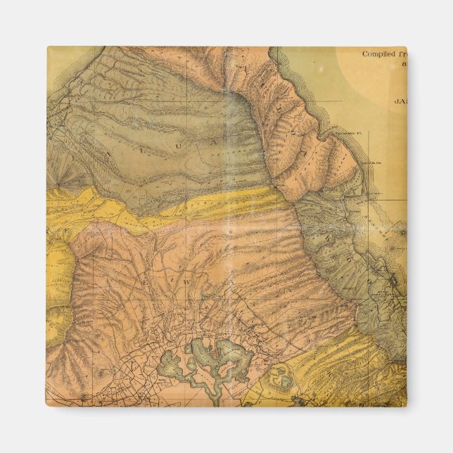 Oahu, Hawaiian Islands Magnet (Front)