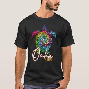 Oahu Tie Dye Sea Turtle Hawaii Matching Family Vac T-Shirt