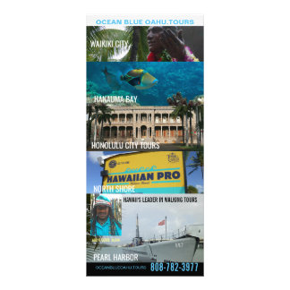OAHUBLUEOAHU.TOURS RACK CARD