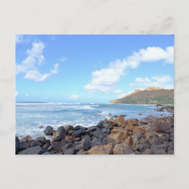 Oahu's Beaches Postcard (Front)